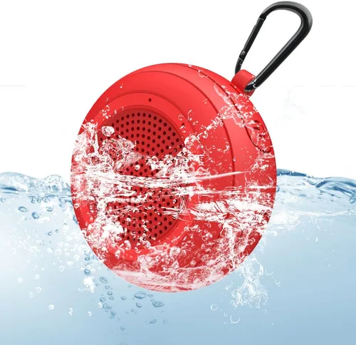 Vista 9 de CYBORIS Mini altavoz Bluetooth portátil, IPX7 impermeable flotante altavoz inalámbrico, a prueba de golpes al aire libre con micrófono incorporado