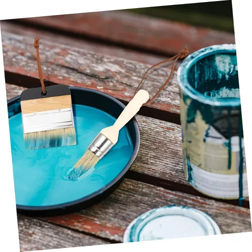 Vista 4 de EXCEART Juego de pinceles redondos de mango de madera Jumbo Brush Prop para pintura de propósito