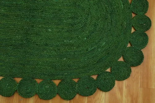 Vista 57 de Natural Jute Collection - Alfombra rectangular de 2 x 3 pies, alfombra de yute trenzada a cuadros multicolor de 0.27 pulgadas de grosor, ideal