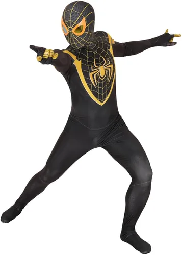 Vista 6 de yrkasvr Disfraz de superhéroe de elastano para cosplay, traje 3D, para Halloween, para adultos y niños, estilo 3D