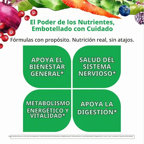 Vista 4 de Rainbow Light Multivitamínico One + para mujer 30 cápsulas Nutrientes alimentarios reales, enzimas digestivas y probióticos Nutrientes