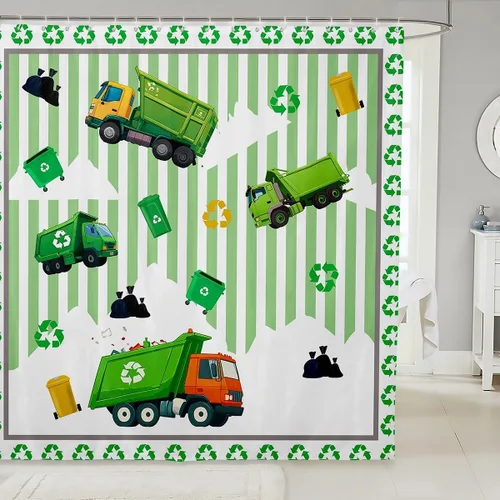 Vista 17 de Castle Fairy Cortina de ducha geométrica bohemia tribal exótica para baño, juego de cortina de ducha para niños y adultos, cortina de baño retro