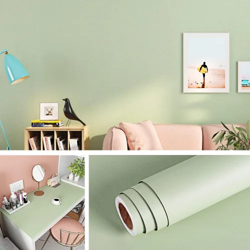 Vista 12 de Livelynine Papel tapiz azul real para despegar y pegar, papel de contacto azul oscuro, para aula, escritorio, papel de pared para niños, niñas