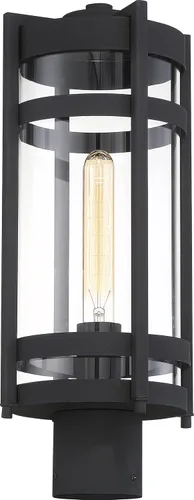 Vista 8 de NUVO 60/6571 Tofino - Linterna pequeña (1 luz, color negro texturizado)