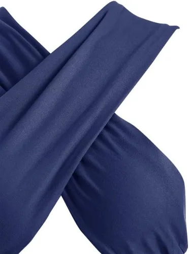 Vista 5 de ZAFUL - Ombliguera cruzada estilo halter de tejido acanalado para mujer camiseta sin mangas tipo con diseño fruncido y con lazos