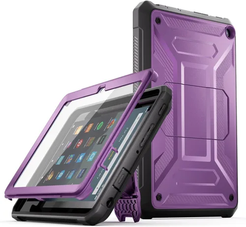 Vista 10 de DJ&RPPQ - Funda para tablet Amazon Fire Max 11 (13ª generación, versión 2023), carcasa trasera resistente con soporte de visualización manos libres