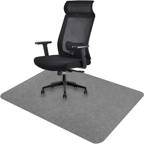 Vista 10 de Icegrey Tapete para silla de oficina, rectangular, lavable, antideslizante, protector de suelo para suelos de madera dura y azulejos, color beige