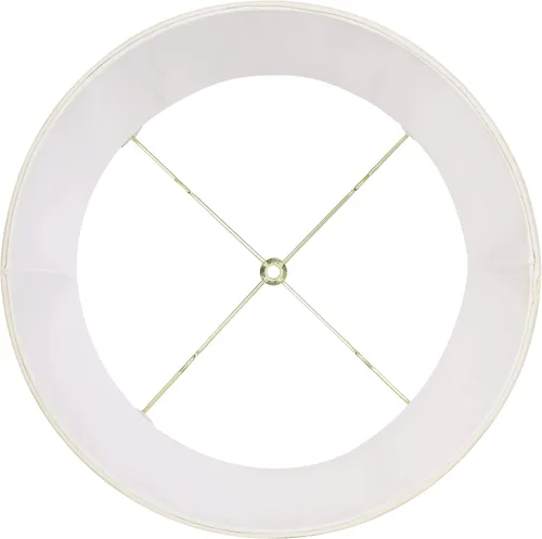 Vista 3 de Imperial Shade Creme Classic - Pantalla para lámpara de tambor grande, 14 pulgadas superior x 16 pulgadas inferior x 12 pulgadas de alto (araña)
