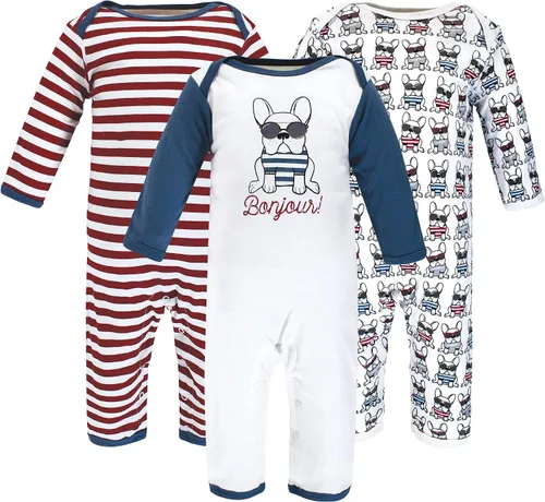 Vista 27 de Hudson Baby - Overol unisex de algodón para bebé Manzana
