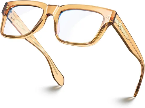 Vista 10 de VISOONE Fashion Square Frame Blue Light Blocking Glasses RANDI
