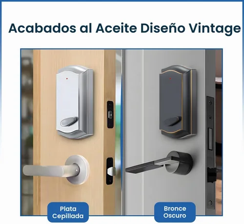 Vista 2 de Cerradura de puerta remota inteligente para cerrojo existente, se instala en 30 segundos, disfruta de una entrada automática sin llave
