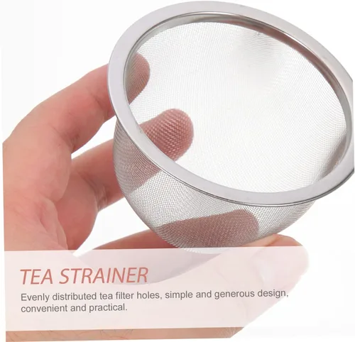 Vista 9 de Colador de malla 4 unids Tetera Colador Filtros de café Colador de té Premium Acero inoxidable Taza Taza Tetera de acero inoxidable