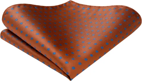 Vista 8 de HISDERN Pajaritas para hombre, diseño de lunares, corbatín y bolsillo cuadrado, clásico, esmoquin de negocios, boda, pajaritas, pañuelo