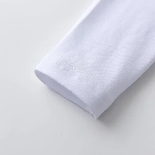 Vista 52 de Conjunto de 3 piezas de ropa de bebé recién nacido con estampado de manga larga + pantalones + sombrero