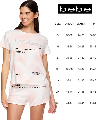 Vista 6 de bebe Conjunto de camisa de manga corta y pantalones cortos de pijama para mujer