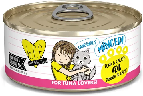 Vista 28 de Weruva BFF - Comida húmeda natural para gatos, atún y pollo 4 Eva en salsa, lata de 3 onzas, paquete de 24