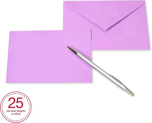 Vista 10 de American Greetings Tarjetas en blanco de un solo panel con sobres, colores arcoíris (200 unidades)