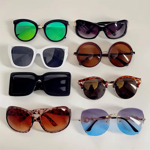 Vista 8 de Paquete de lentes de sol para mujer, accesorios de moda únicos de regalo