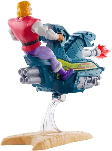 Vista 4 de Masters of the Universe Origins Battle Skysled Vehículo para MOTU Storytelling Play and Display, regalo para niños de 6 años en adelante