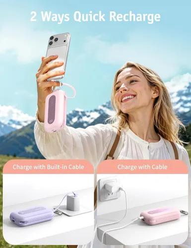 Vista 7 de RORRY CharmGo Portable Charger 20000mAh 30W Power Bank 4 in 1 Battery Pack