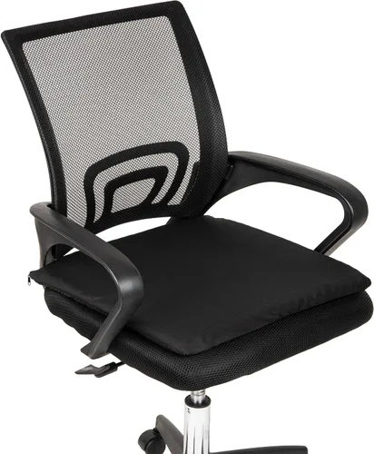 Vista 7 de Mind Reader Cojín de asiento con núcleo de gel, alivio de presión ergonómico para coxis, cadera, coxis y dolor de ciática, oficina, automóvil, silla