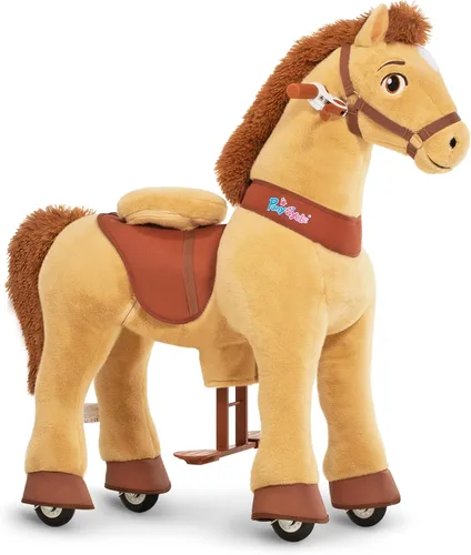 Vista 12 de PonyCycle Juguetes para montar Caballo negro esencial Modelo E (con freno/ 76 cm de altura/Tamaño 3) Pony Rider Animales caminantes Caballo balancín