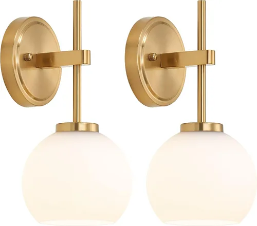 Vista 14 de Juego de 2 apliques de pared de níquel cepillado que funcionan con pilas, iluminación de pared inalámbrica recargable con control remoto, luces