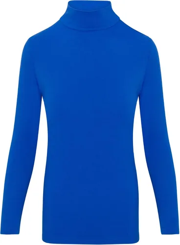 Vista 4 de Natural Uniforms Camiseta de manga larga con cuello alto falso para mujer
