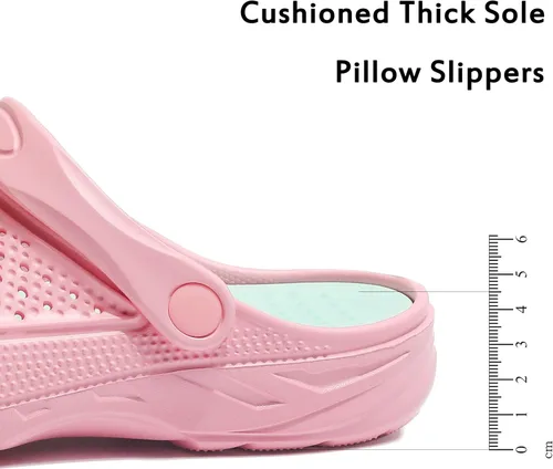 Vista 3 de INMINPIN - Zuecos ortopédicos para mujeres y hombres, con soporte de arco, zapatos de jardín, sandalias con fascitis plantar y plantillas de pies