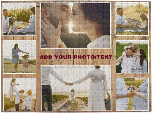 Vista 13 de Rompecabezas personalizados de fotos de 300/500/1000 piezas, rompecabezas personalizados para adultos, familia, cumpleaños, boda, amigos
