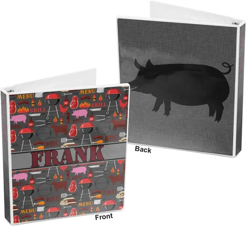 Vista 5 de Carpeta de 3 anillas para barbacoa - 1 pulgada (personalizada)