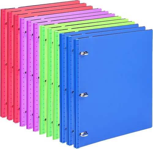 Vista 24 de WOT I Carpeta de 3 Anillos Telescópica (0.75"), Carpeta Flexible Expandible - Diseño Patentado para Fácil Portabilidad, Capacidad para 160 Hojas