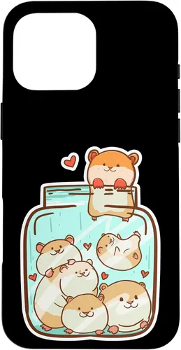 Vista 19 de Hamsters in a Jar Cute Animal Hammy Owner Pet Lover Gift Case for iPhone 17
