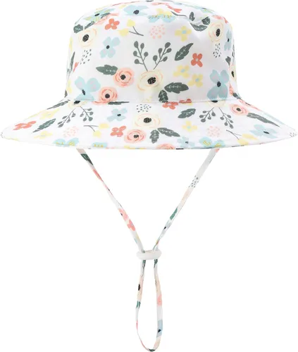 Vista 2 de Sombrero de sol para bebé, sombreros de pescador para niños, protección solar de verano, sombreros de playa para niños, sombrero de ala ancha
