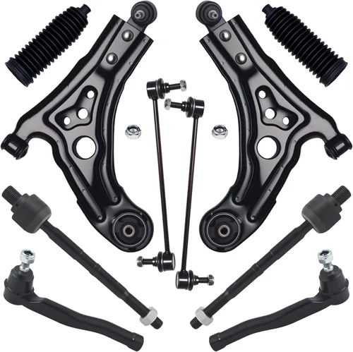 Vista 11 de Conjunto de brazo de control inferior delantero y rótula compatible con Chevrolet Aveo Aveo5 Pontiac G3 Wave Wave5 Suzuki Swift+ Driver Passenger