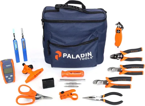 Vista 6 de Paladin Tools - Kit de herramientas de fibra óptica de grado profesional FTK-T - Cortar, pelar, terminar cables de fibra óptica