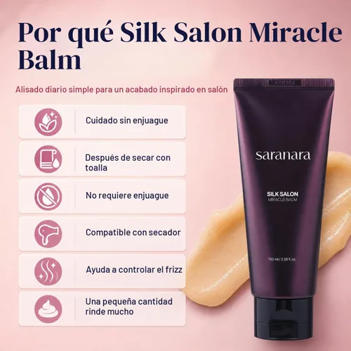 Vista 5 de SARANARA Silk Salon Miracle Balm_Non Wash Dry Essence Hair Pack_Korea Beauty