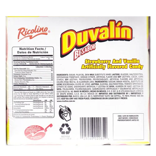 Vista 4 de Dulces DUVALIN (18 piezas en las 3 cajas)