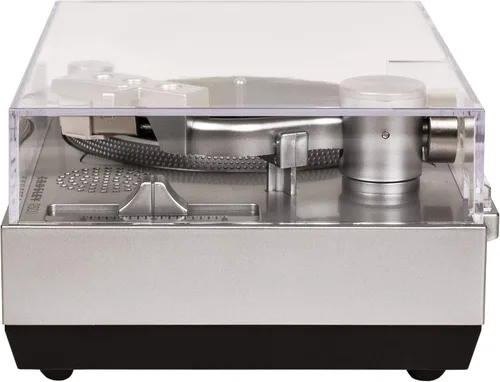 Vista 5 de Crosley CR6037A-SI RSD3 - Mini tocadiscos para discos de vinilo de 3 pulgadas, color plateado