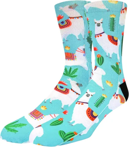Vista 6 de Calcetines divertidos para hombre y mujer, diseño impreso en 3D, calcetines de vestir con diseño de animales para perros y gatos, calcetines de tubo