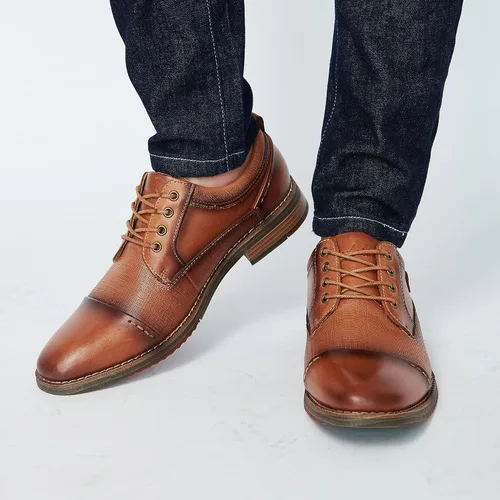 Vista 6 de Arkbird Zapatos de vestir Oxford de cuero para hombre - Elegante zapato formal de negocios para hombre