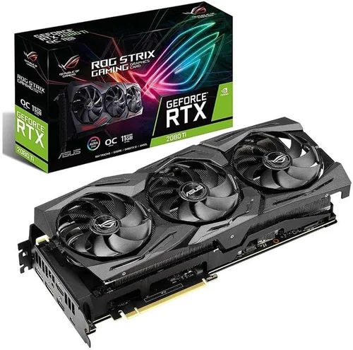 Vista 5 de ASUS GeForce RTX 2080 Ti 11G GDDR6 HDMI DP 1.4 Type-C - Tarjeta gráfica