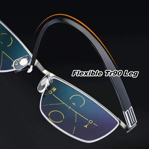 Vista 7 de Gafas de lectura multifocales progresivas anti rayos azules +1.0+1.5+2.0+2.5+3.0+3.5