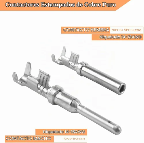 Vista 6 de 174 piezas 12 kits de conectores DT serie DT 2 3 4 6 8 12 pines conectores con tamaño 16 contactos estampados para conector Deutsch, conector