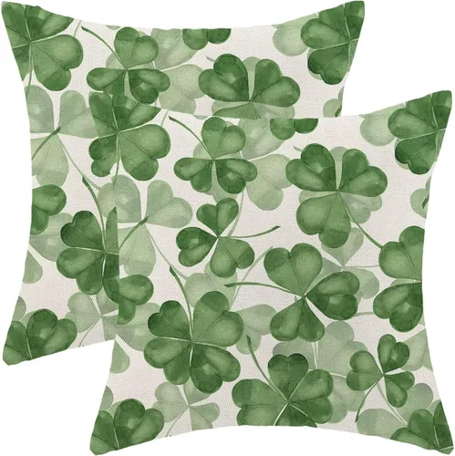 Vista 10 de AEIOAE Juego de 2 fundas de almohada de San Valentín de 16 x 16 pulgadas, almohadas de corazón rojo de amor de algodón para decoración del día