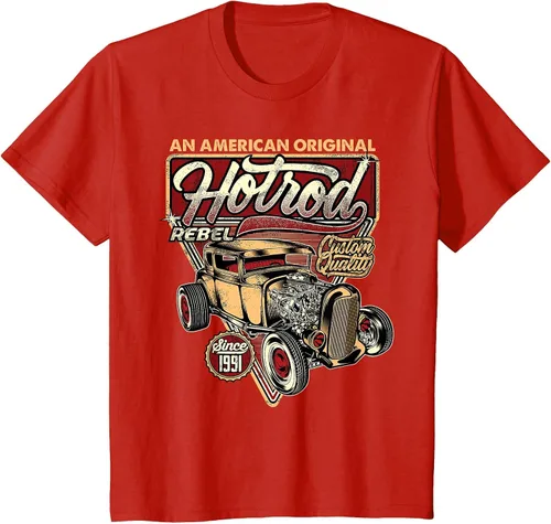 Vista 103 de Camiseta vintage Hot Rod Speed and Power para hombre Asphalt Grey
