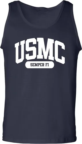 Vista 3 de zerogravitee USMC Semper Fi - Camiseta sin mangas para adulto