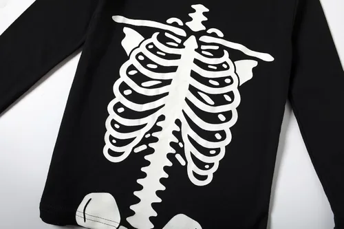 Vista 3 de Family Feeling Conjunto de pijama de manga larga, diseño 100% de algodón, para niños pequeños