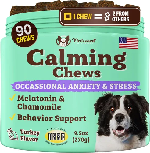Vista 10 de Natural Dog Company Probióticos para perros: masticables probióticos para perros con UFC 1B, cepas microencapsuladas específicas caninas
