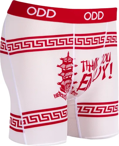 Vista 3 de Odd Sox Calzoncillos tipo bóxer divertidos para hombre, los mejores sabores de sopa de fideos ramen, estampado novedoso